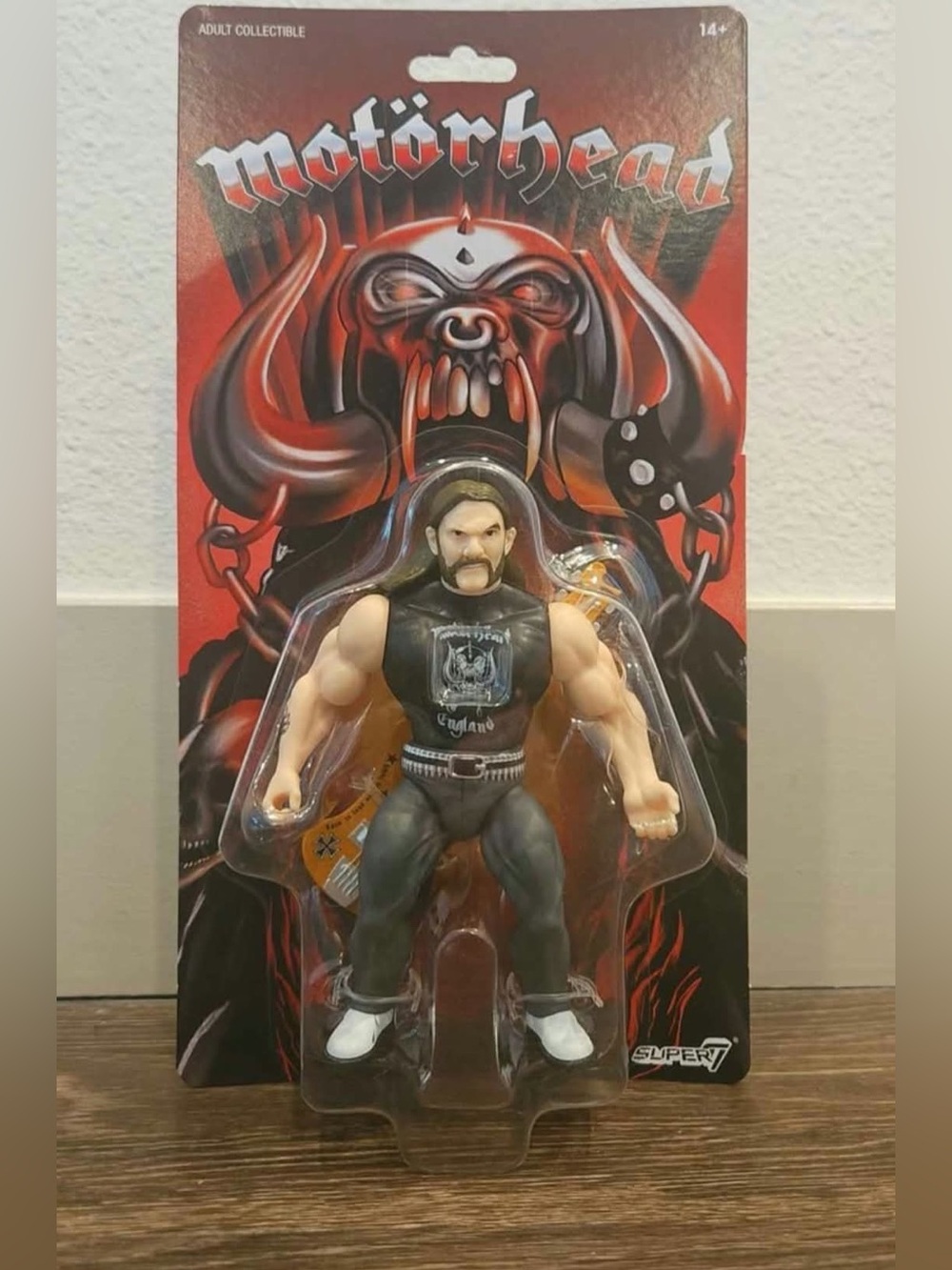 Motörhead Lemmy Kilmister Figure, new, original packed.